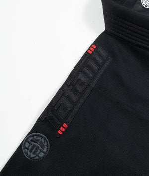 Tatami Fightwear BJJ GI TATAMI Elements Superlite Gi - Black (Centura Alba Inclusa)