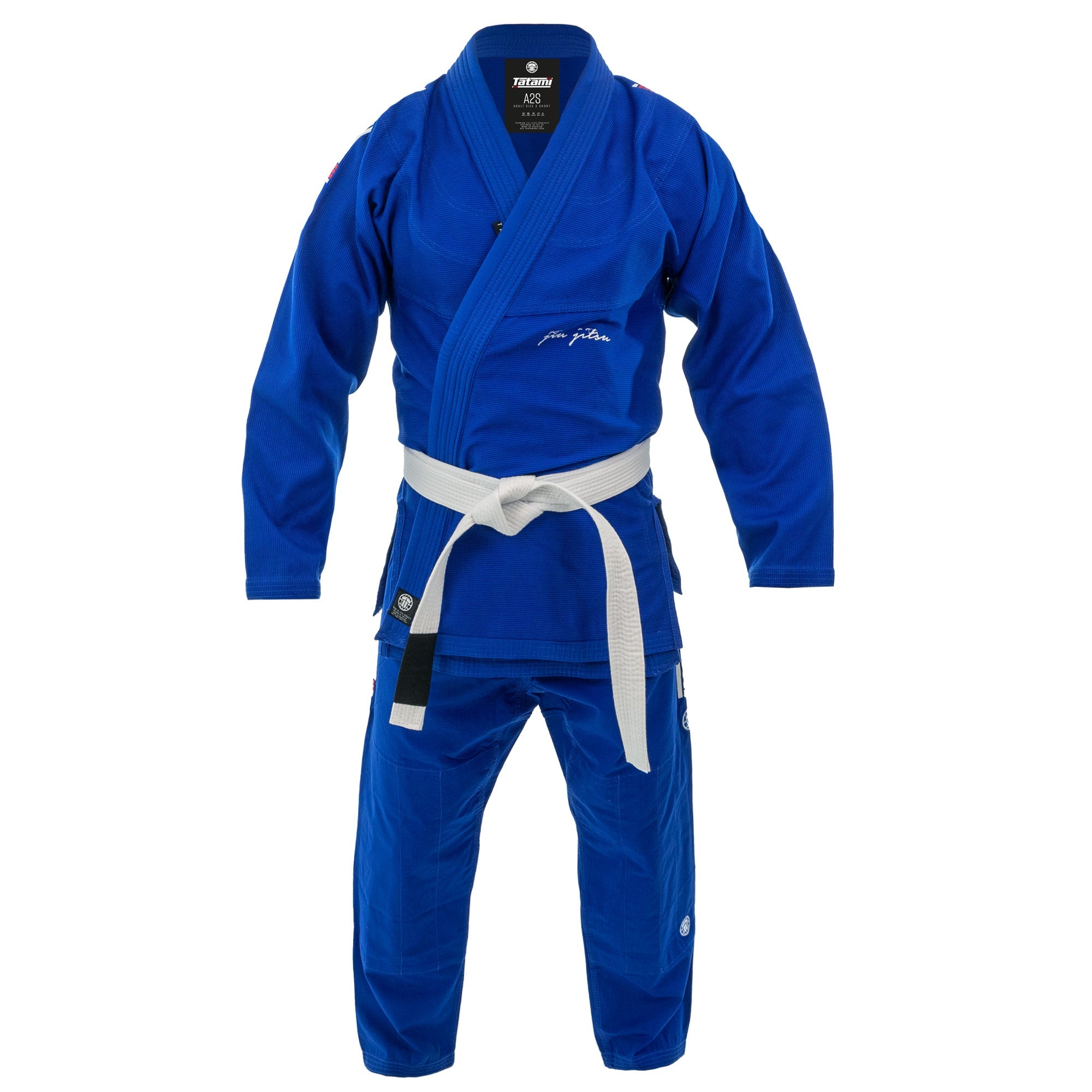 Tatami Fightwear BJJ GI TATAMI Elements Superlite Gi - Blue (Centura Alba Inclusa)