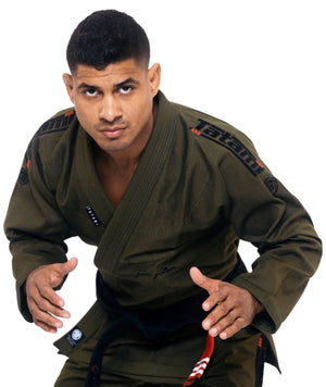 Tatami Fightwear BJJ GI TATAMI Elements Superlite Gi - Khaki (Centura Alba Inclusa)