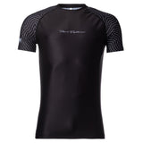 Rashguard Maneca Scurta TATAMI Elite Grappling - Negru & Alb