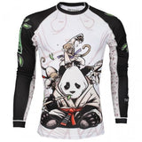 Rashguard Maneca Lunga TATAMI Gentle Panda -  Barbati