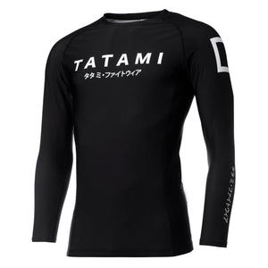 Tatami Fightwear Rash Guard TATAMI Katakana Long Sleeve Rash Guard - Black