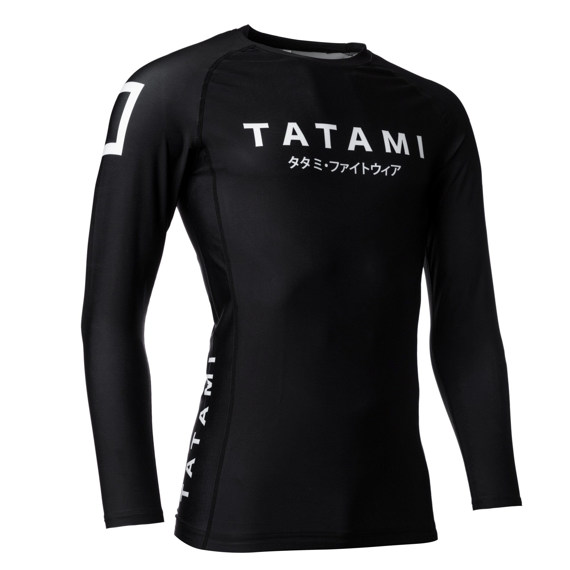 Tatami Fightwear Rash Guard TATAMI Katakana Long Sleeve Rash Guard - Black