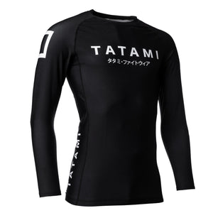 Tatami Fightwear Rash Guard TATAMI Katakana Long Sleeve Rash Guard - Black