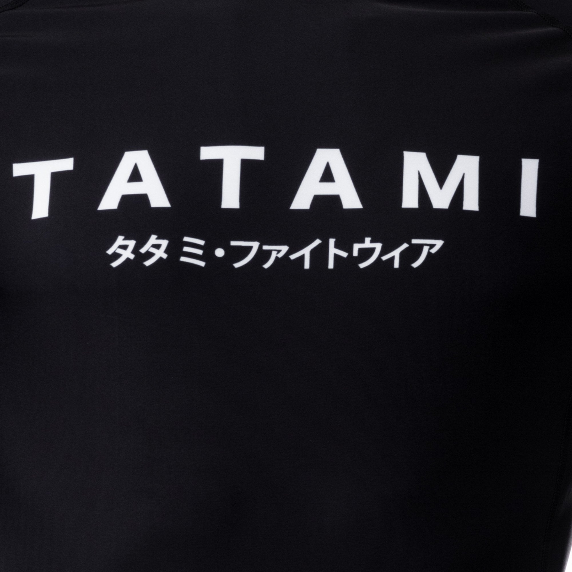 Tatami Fightwear Rash Guard TATAMI Katakana Long Sleeve Rash Guard - Black