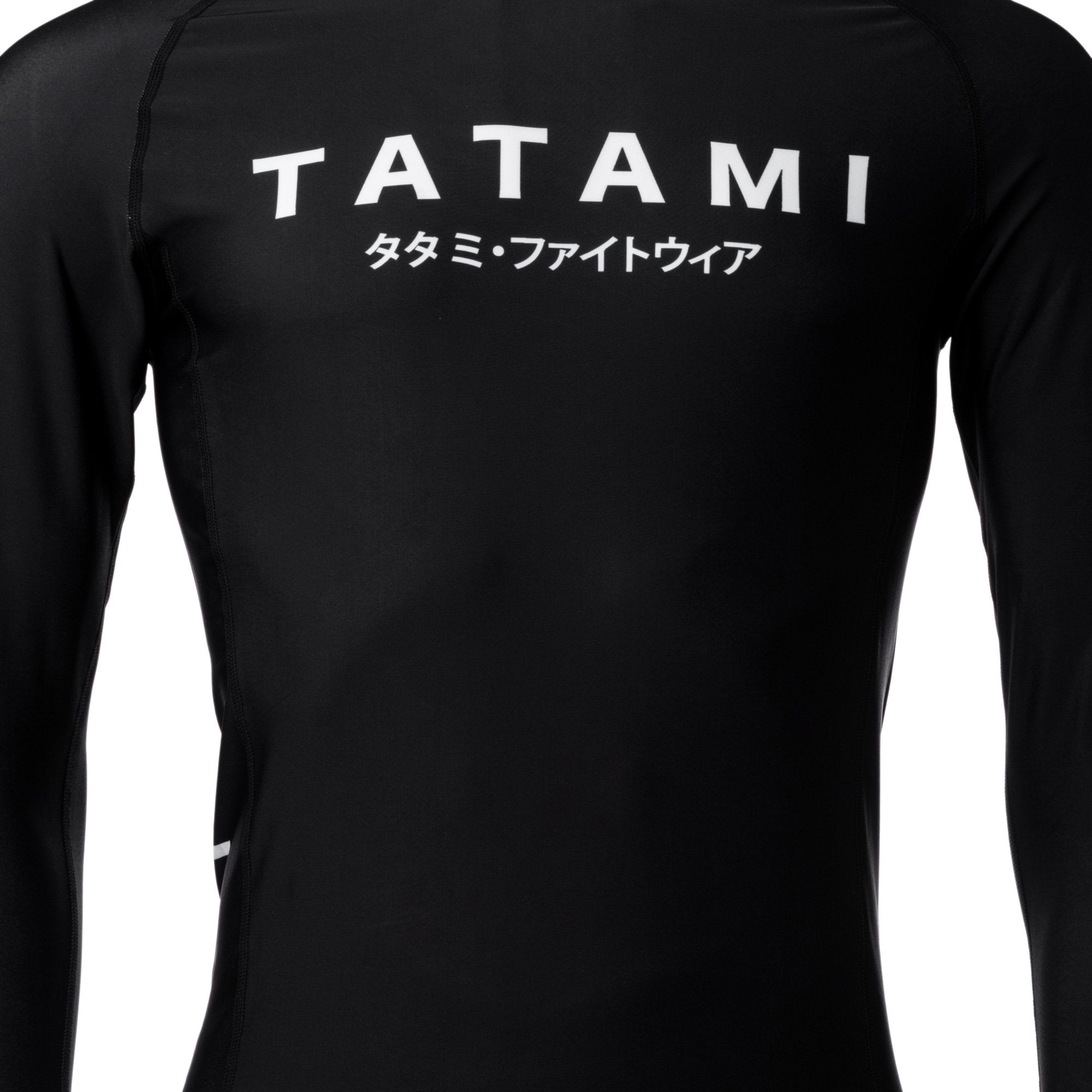 Tatami Fightwear Rash Guard TATAMI Katakana Long Sleeve Rash Guard - Black