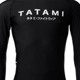 Tatami Fightwear Rash Guard TATAMI Katakana Long Sleeve Rash Guard - Black