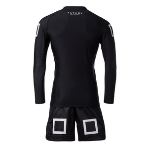 Tatami Fightwear Rash Guard TATAMI Katakana Long Sleeve Rash Guard - Black