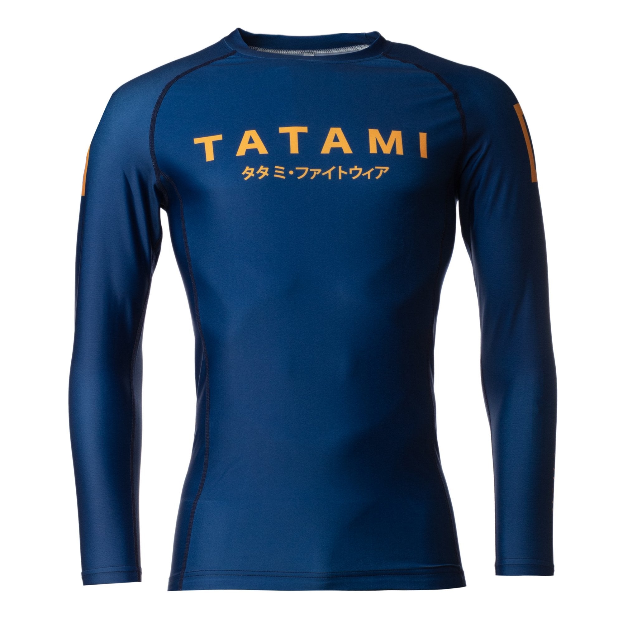 Tatami Fightwear Rash Guard TATAMI Katakana Long Sleeve Rash Guard - Navy