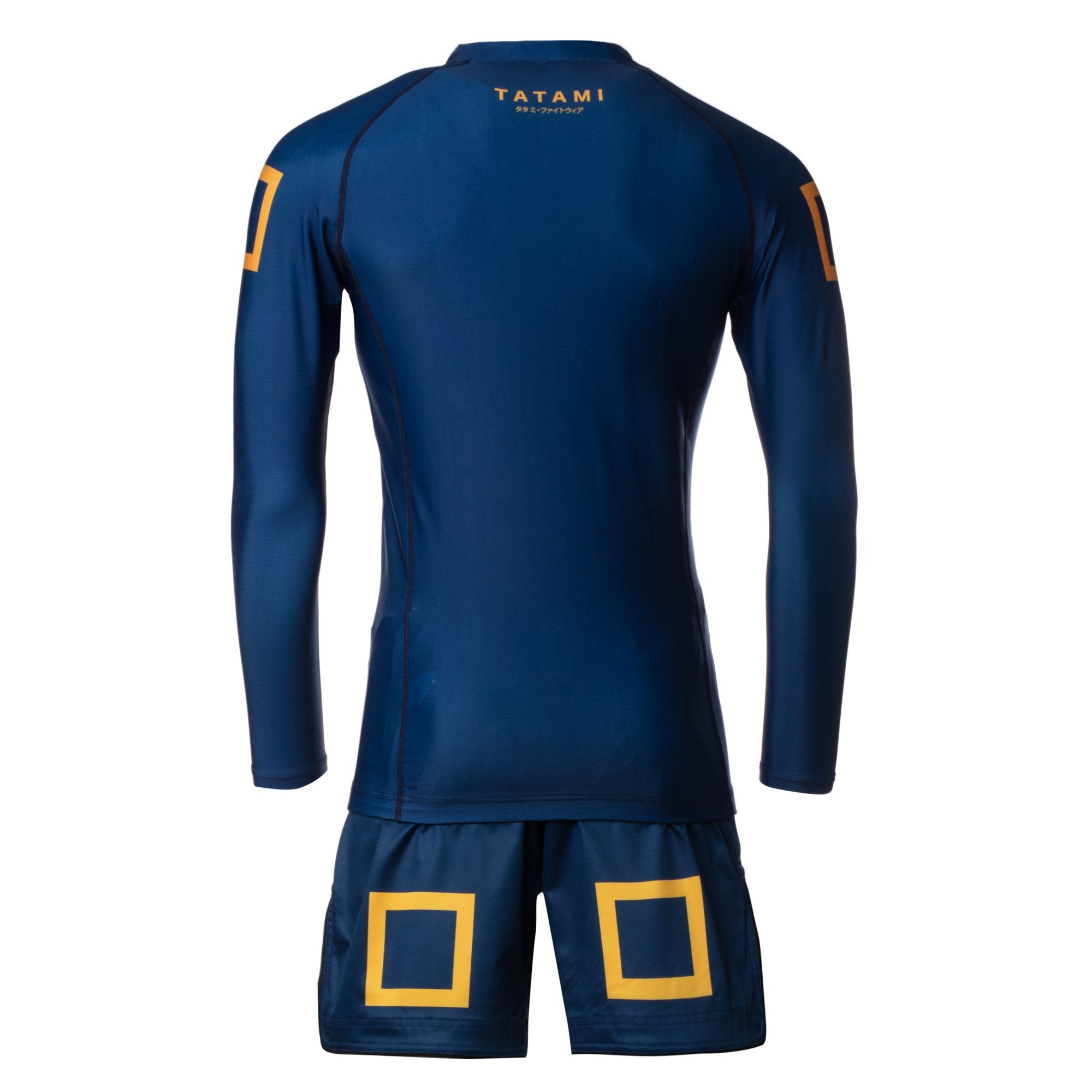 Tatami Fightwear Rash Guard TATAMI Katakana Long Sleeve Rash Guard - Navy