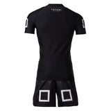 Tatami Fightwear Rash Guard TATAMI Katakana Short Sleeve Rash Guard - Black