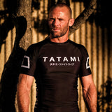 Tatami Fightwear Rash Guard TATAMI Katakana Short Sleeve Rash Guard - Black