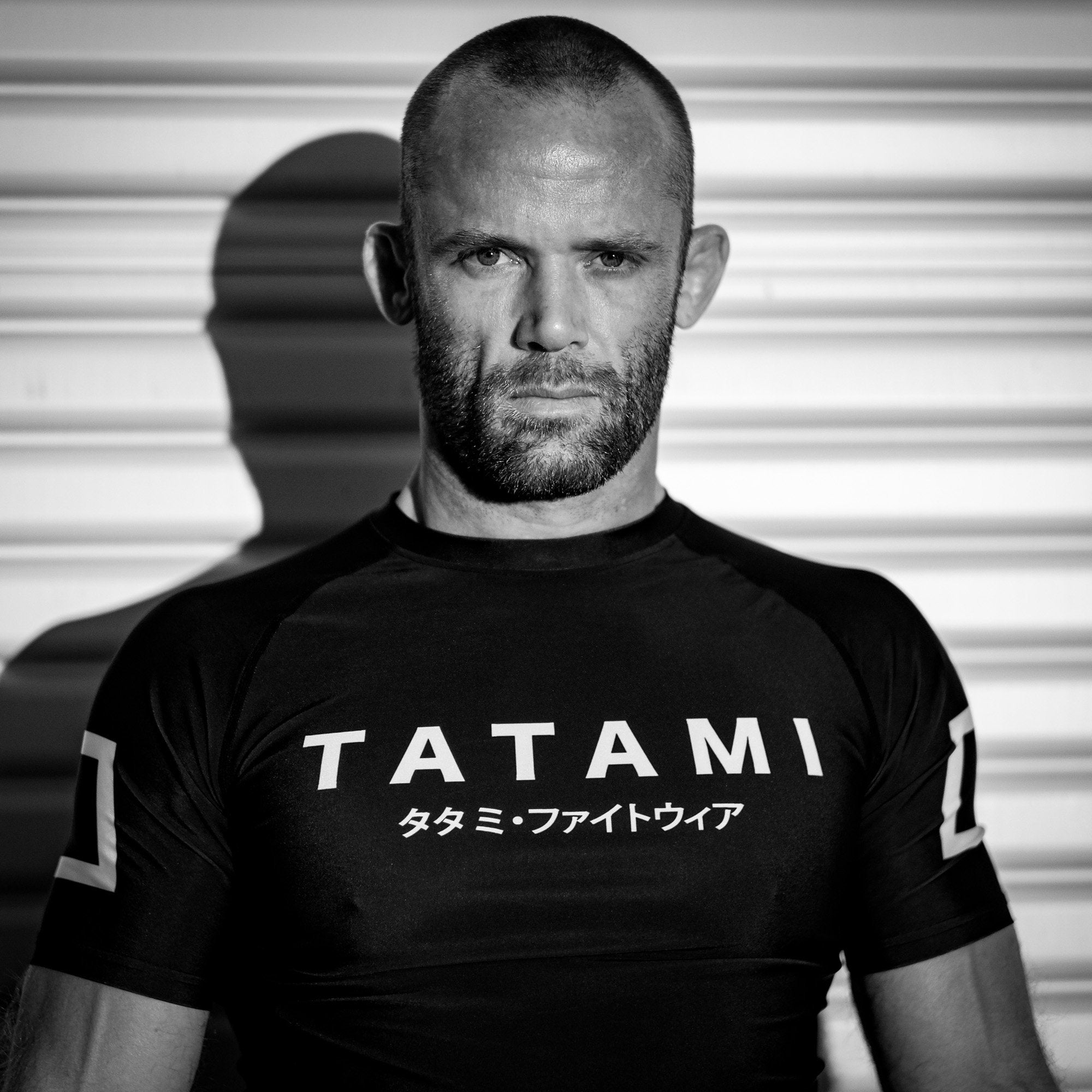 Tatami Fightwear Rash Guard TATAMI Katakana Short Sleeve Rash Guard - Black