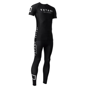 Tatami Fightwear Rash Guard TATAMI Katakana Short Sleeve Rash Guard - Black