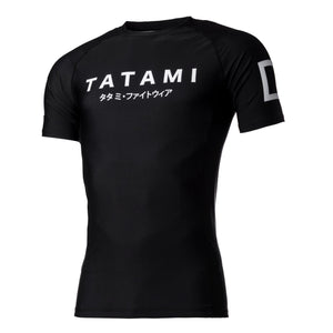 Tatami Fightwear Rash Guard TATAMI Katakana Short Sleeve Rash Guard - Black