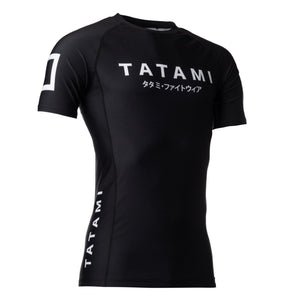 Tatami Fightwear Rash Guard TATAMI Katakana Short Sleeve Rash Guard - Black