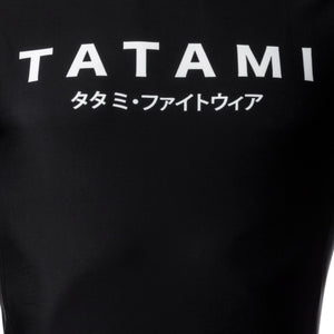 Tatami Fightwear Rash Guard TATAMI Katakana Short Sleeve Rash Guard - Black