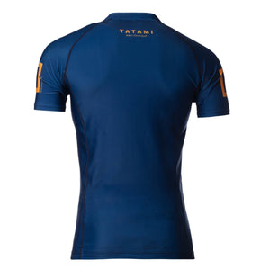 Tatami Fightwear Rash Guard TATAMI Katakana Short Sleeve Rash Guard - Navy