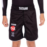 Short Copii Grappling TATAMI Bushido - Negru