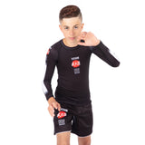 Tatami Fightwear Shorts TATAMI Kids Bushido Black Grappling Shorts