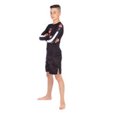 Tatami Fightwear Shorts TATAMI Kids Bushido Black Grappling Shorts