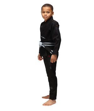 Tatami Fightwear BJJ GI TATAMI Kids Elements Superlite Gi - Black (Centura Alba Inclusa)