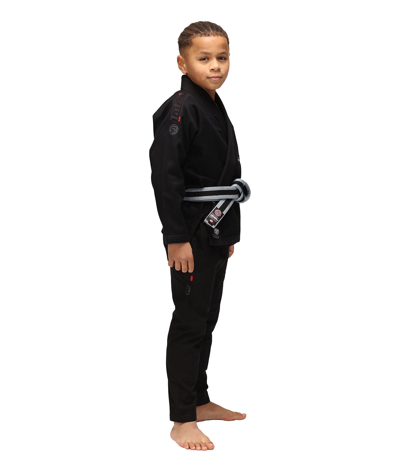 Tatami Fightwear BJJ GI TATAMI Kids Elements Superlite Gi - Black (Centura Alba Inclusa)