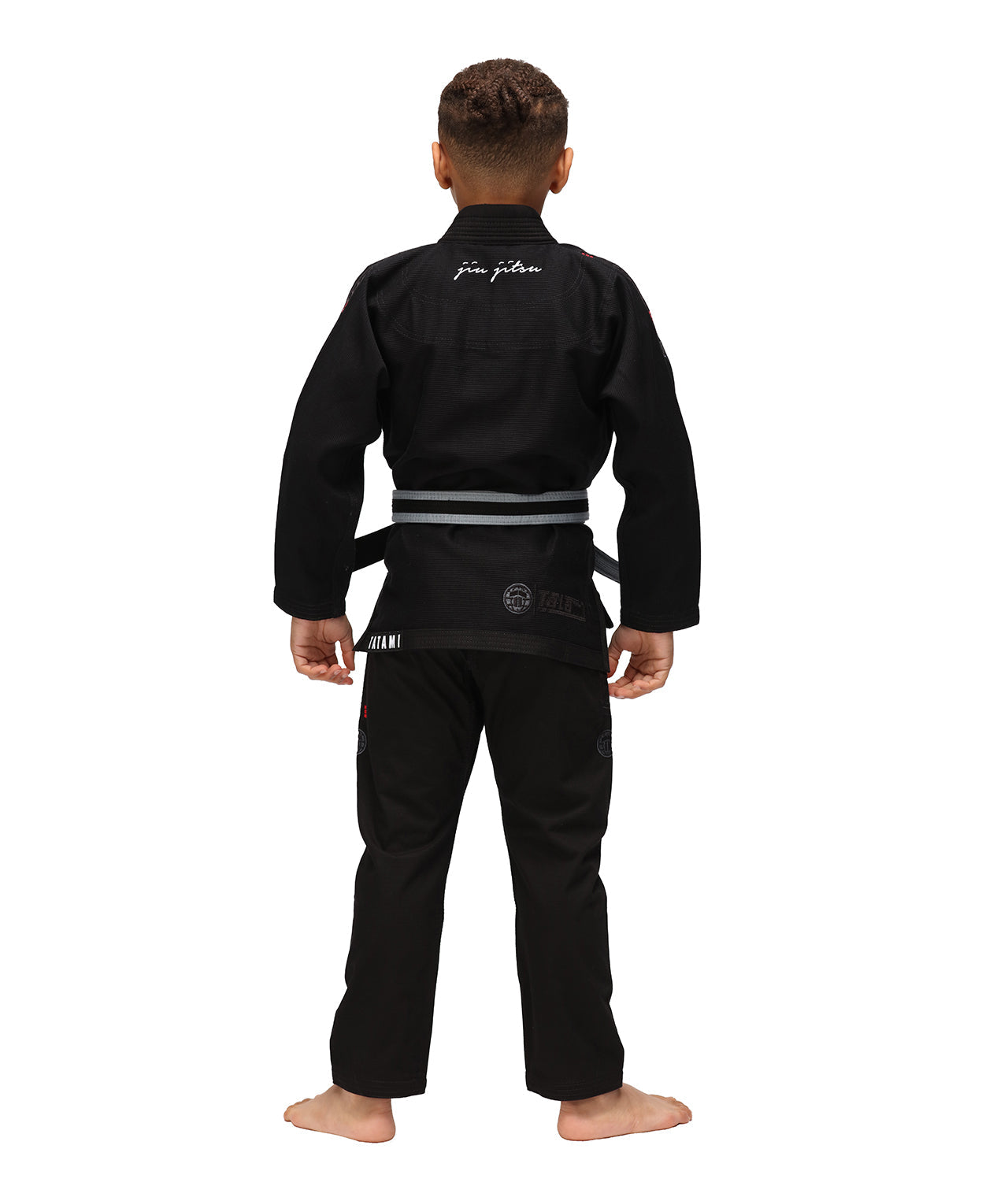 Tatami Fightwear BJJ GI TATAMI Kids Elements Superlite Gi - Black (Centura Alba Inclusa)