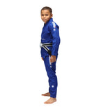 Tatami Fightwear BJJ GI TATAMI Kids Elements Superlite Gi - Blue (Centura Alba Inclusa)