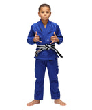 Tatami Fightwear BJJ GI TATAMI Kids Elements Superlite Gi - Blue (Centura Alba Inclusa)