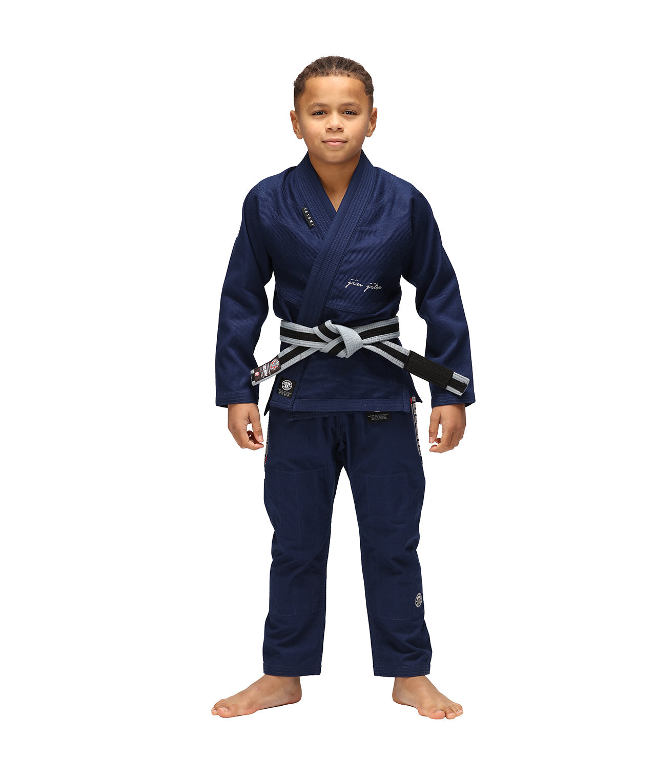 Tatami Fightwear BJJ GI TATAMI Kids Elements Superlite Gi - Navy (Centura Alba Inclusa)