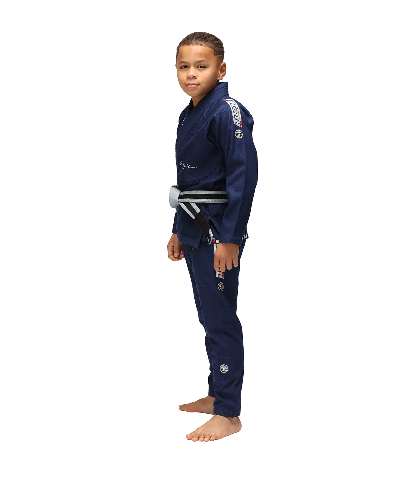 Tatami Fightwear BJJ GI TATAMI Kids Elements Superlite Gi - Navy (Centura Alba Inclusa)