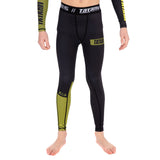 Tatami Fightwear TATAMI Kids Essential 3.0 Spats - Black & Yellow