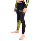 Tatami Fightwear TATAMI Kids Essential 3.0 Spats - Black & Yellow