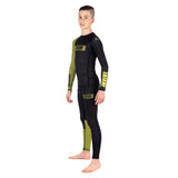 Tatami Fightwear TATAMI Kids Essential 3.0 Spats - Black & Yellow