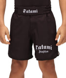 Short Copii Grappling TATAMI Gothic - Negru