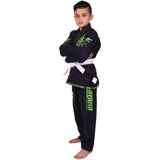 Tatami Fightwear BJJ GI TATAMI Kids Meerkatsu Animal Gi - Navy (Centura Alba Inclusa)