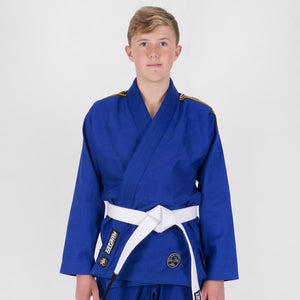 Tatami Fightwear BJJ GI KIDS TATAMI Kids Nova Absolute Blue Gi (Centura Alba Inclusa)