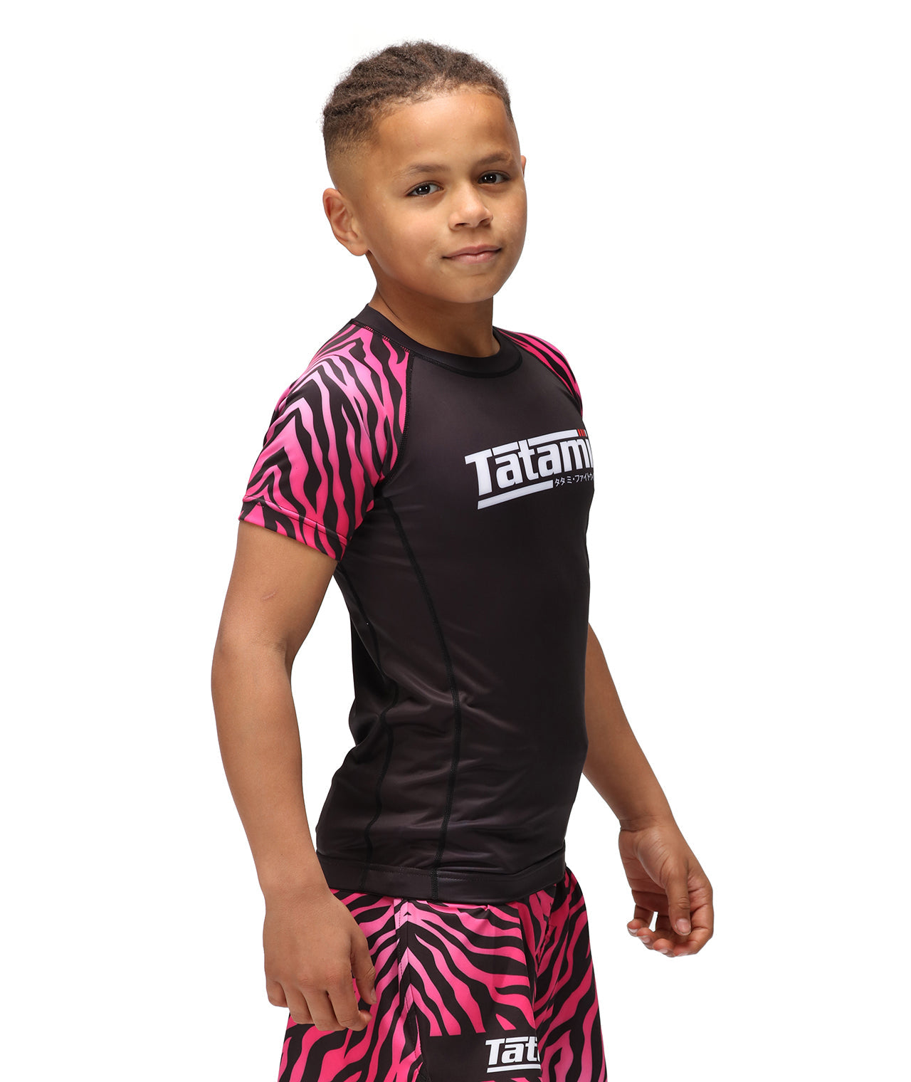 Tatami Fightwear Rash Guard TATAMI Kids Recharge Rash Guard - Pink