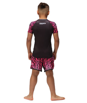 Tatami Fightwear Rash Guard TATAMI Kids Recharge Rash Guard - Pink