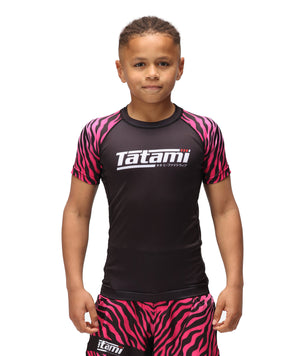 Tatami Fightwear Rash Guard TATAMI Kids Recharge Rash Guard - Pink