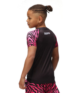 Tatami Fightwear Rash Guard TATAMI Kids Recharge Rash Guard - Pink