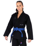 Tatami Fightwear BJJ GI TATAMI Ladies Elements Superlite Gi - Black (Centura Alba Inclusa)