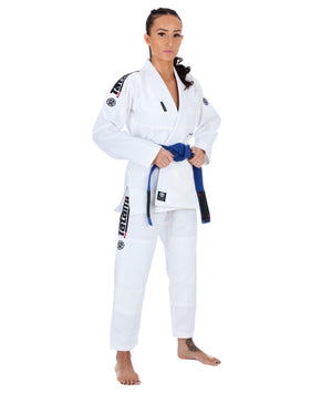 Tatami Fightwear BJJ GI TATAMI Ladies Elements Superlite Gi - White (Centura Alba Inclusa)