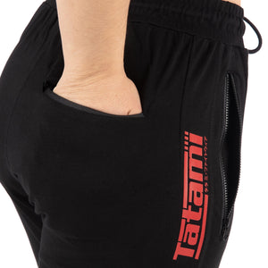 Tatami Fightwear Joggers TATAMI Ladies Logo Joggers - Black & Red