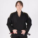 Tatami Fightwear BJJ GI W TATAMI Ladies Nova Absolute Black Gi (Centura Alba Inclusa)