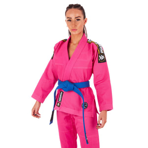 Tatami Fightwear BJJ GI TATAMI Ladies Nova Absolute Hot Pink Gi (Centura Alba Inclusa)