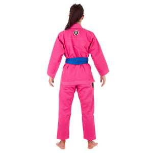 Tatami Fightwear BJJ GI TATAMI Ladies Nova Absolute Hot Pink Gi (Centura Alba Inclusa)