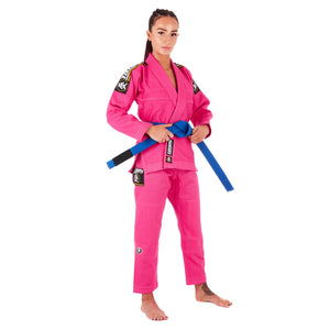 Tatami Fightwear BJJ GI TATAMI Ladies Nova Absolute Hot Pink Gi (Centura Alba Inclusa)