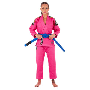 Tatami Fightwear BJJ GI TATAMI Ladies Nova Absolute Hot Pink Gi (Centura Alba Inclusa)